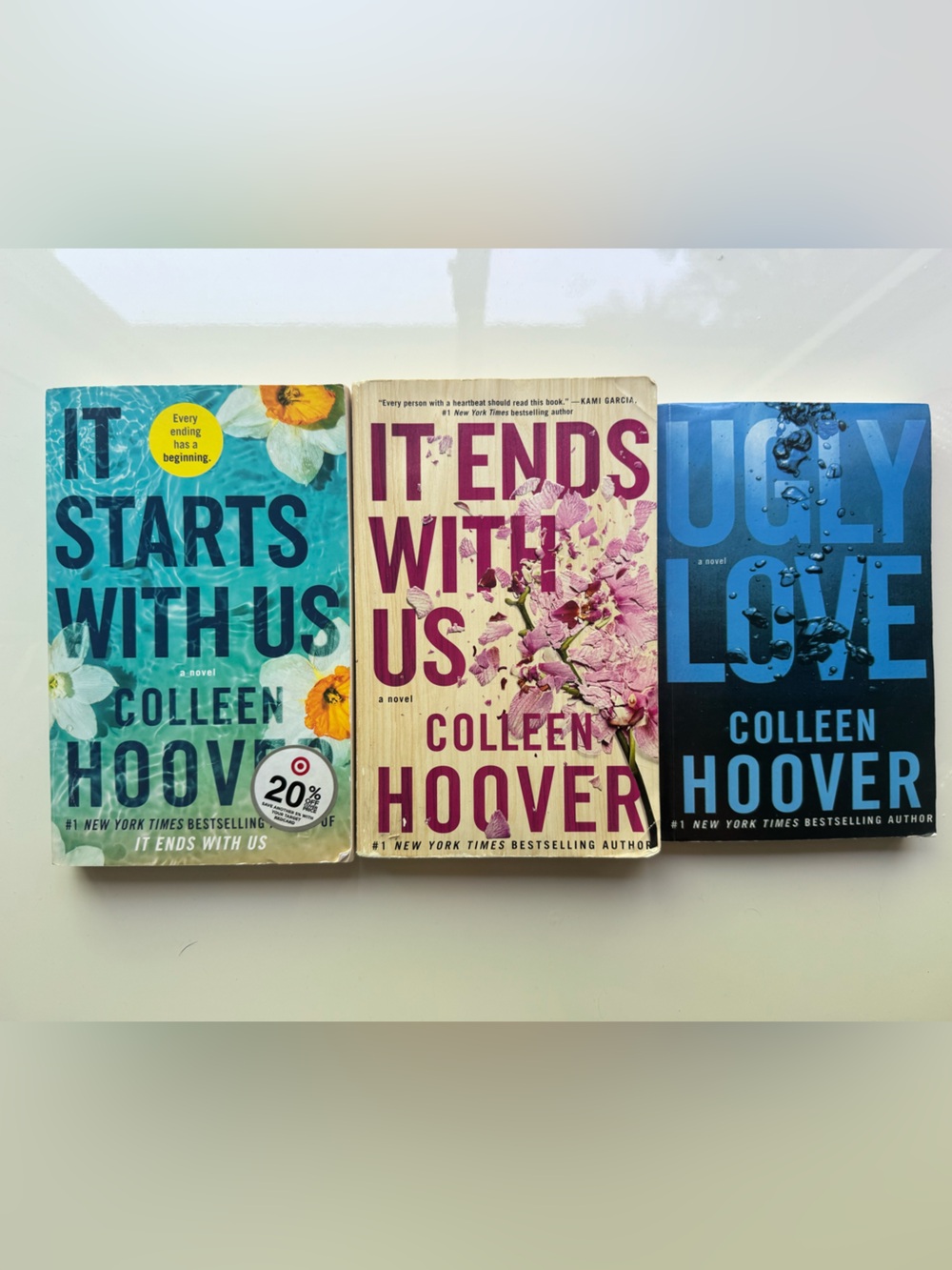 Colleen Hoover Book Bundle - It Ends With Us, It Starts With Us, Ugly Love